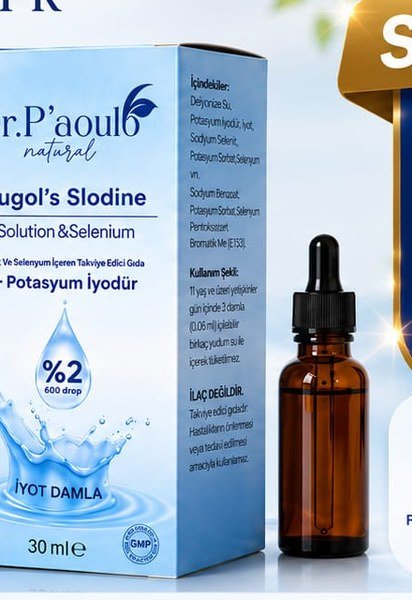 Lugol’s Slodine iyot damla ürün görseli
